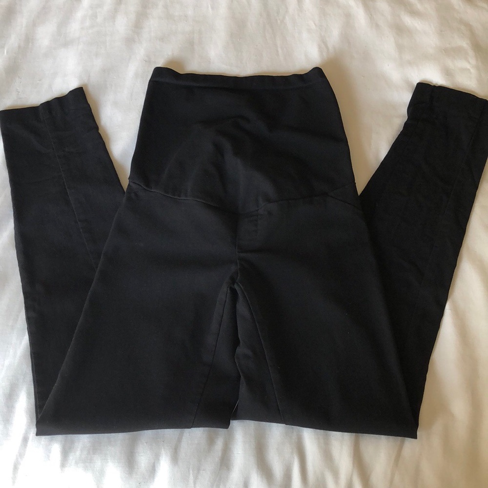 Black Maternity Dress Pants
